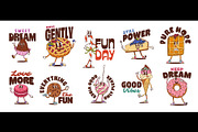 Funny desserts bakery y2k stickers, a Food Illustration by Buch&Bee (Thumbnail 3 of 3)