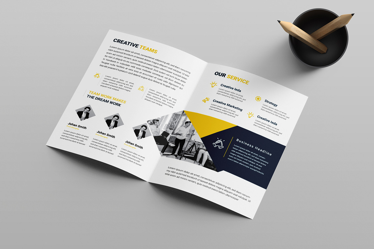 08 Page Corporate Brochure, a Brochure Template by workclan24 (Photo 3 of 5)
