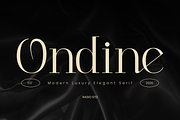 Ondine Modern Luxury Serif Font, a Serif Font by Rasio Studio (Thumbnail 1 of 9)