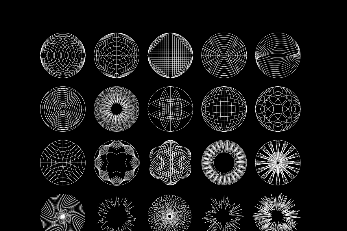 Geometric - vector design elements, a Graphic by venimo