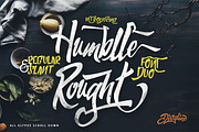 Humblle Rought - Font Duo + Extras, a Script Font by Dirtyline Studio (Thumbnail 1 of 12)