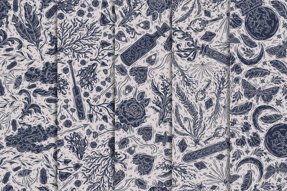 The Alchemical Mystery collection, a Pattern Graphic by Piñata (Photo 14 of 15)