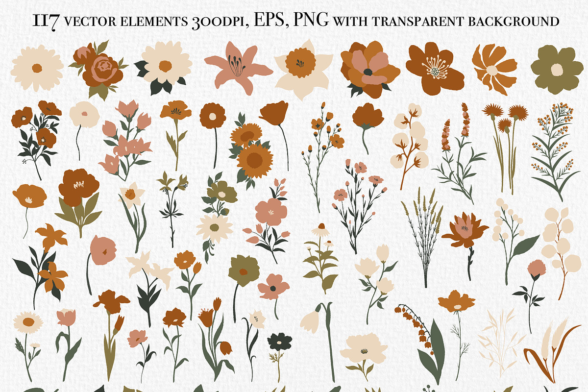 Botanical Garden. Floral Collection, a Decorative Illustration by ApetekMarket (Photo 2 of 12)