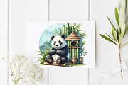 Panda with Bamboo Sublimation PNG, a Graphic by CitraGraphics (Thumbnail 2 of 6)