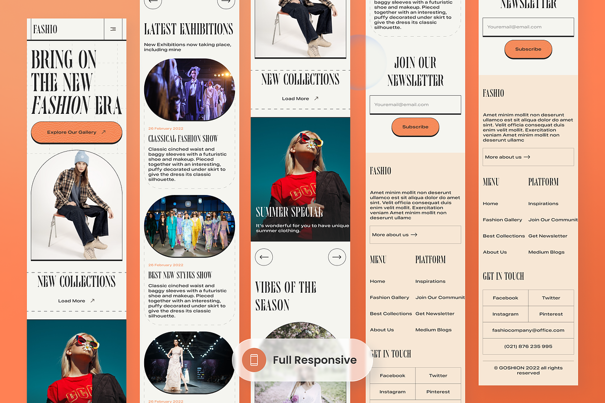 Fashion Trend Landing Page, a Landing Page Template by SLAB! Design (Photo 3 of 4)