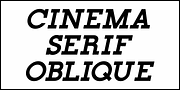 Cinema Serif JNL, a Slab Serif Font by Jeff Levine Fonts (Thumbnail 4 of 5)