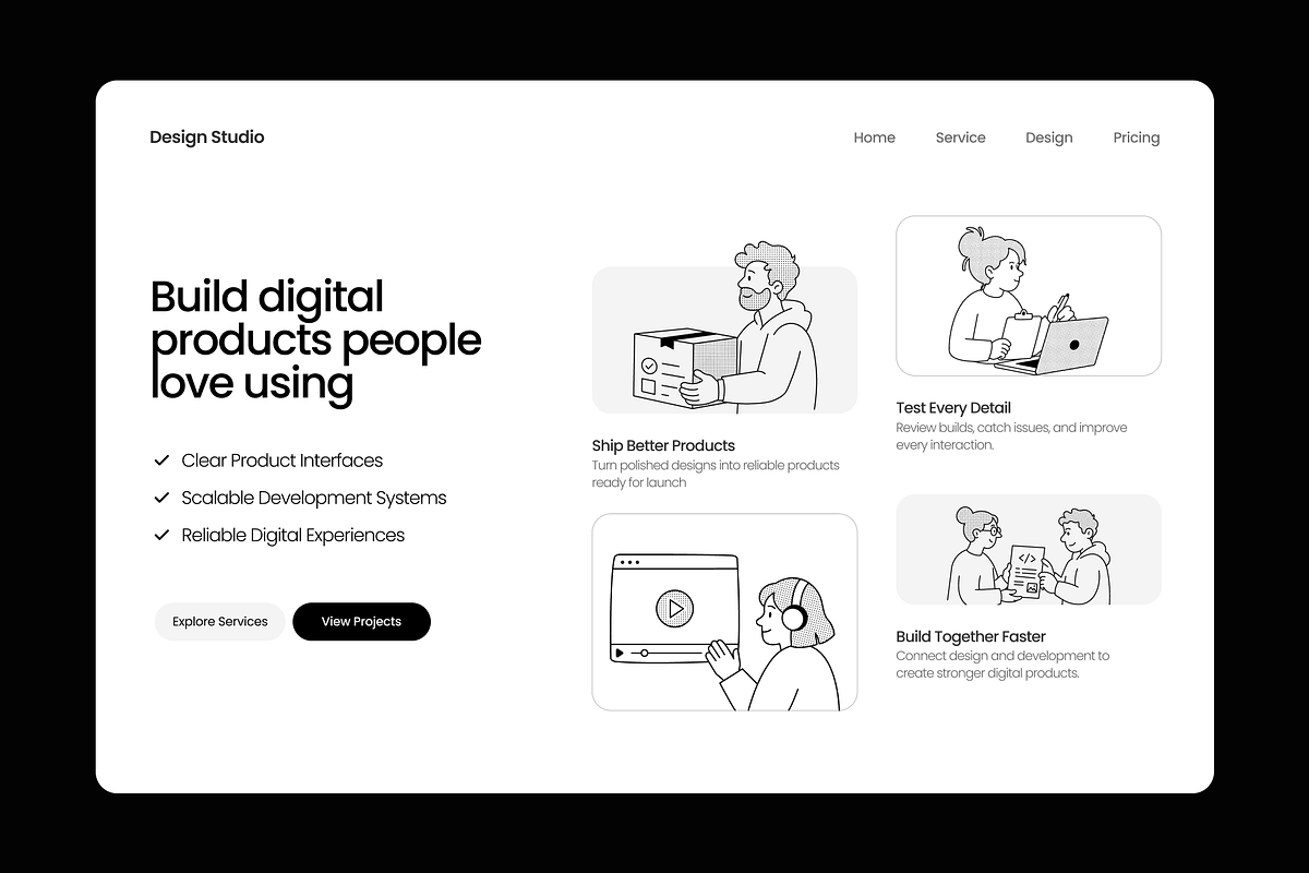 55 Design Development Illustrations, a Technology Illustration by Prosymbols (Photo 4 of 11)