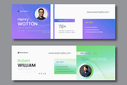 Modern Email Signature Template, an UI Kit Template by MightyDesign (Thumbnail 1 of 6)