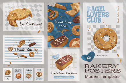 BAKERY POSTERS | Modern Templates