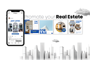 Instagram Real Estate Canva Template, a Social Media Template by Graphicspixel (Thumbnail 2 of 22)