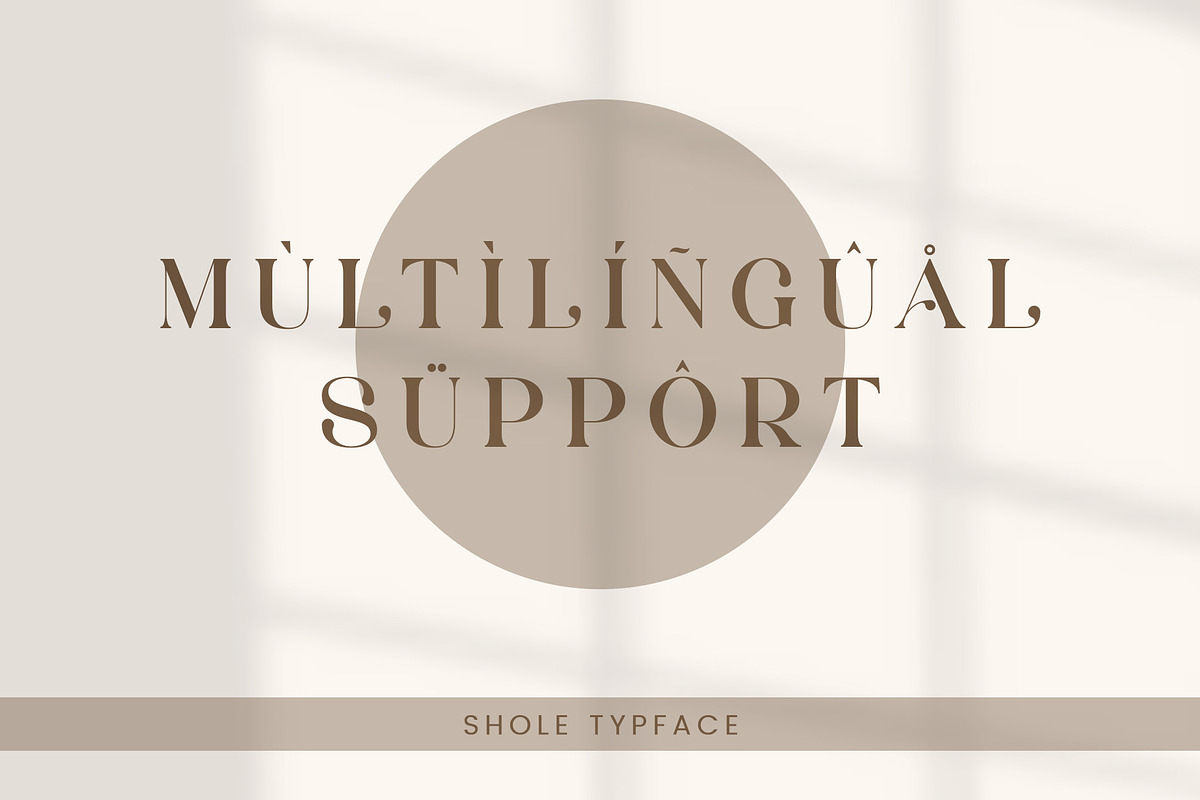 Shole - Display Serif Font, a Serif Font by Aqeel_Art (Photo 12 of 12)