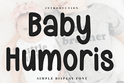 Baby Humoris, a Script Font by FreshTypeINK (Thumbnail 1 of 7)