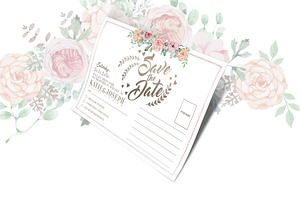 Flower Wedding Invitation