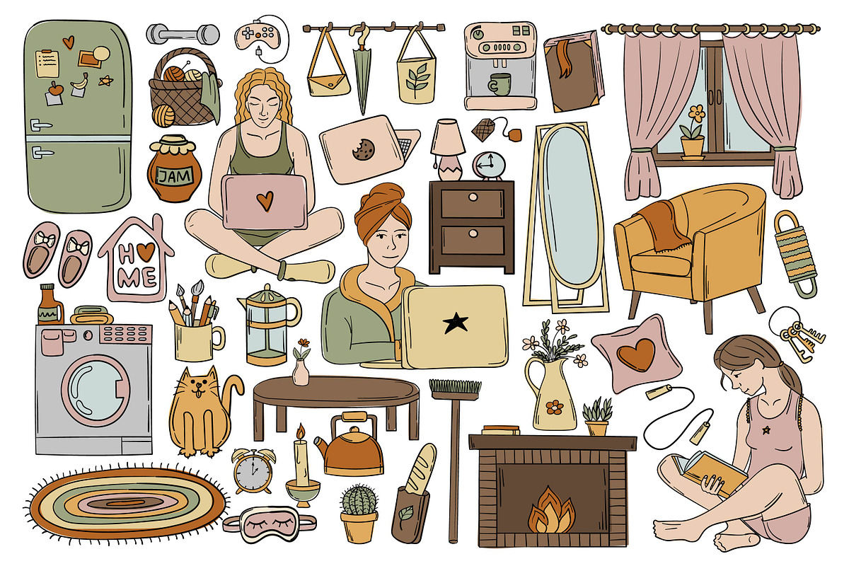 Cozy Home, an Object Illustration by ananastya (Photo 2 of 7)