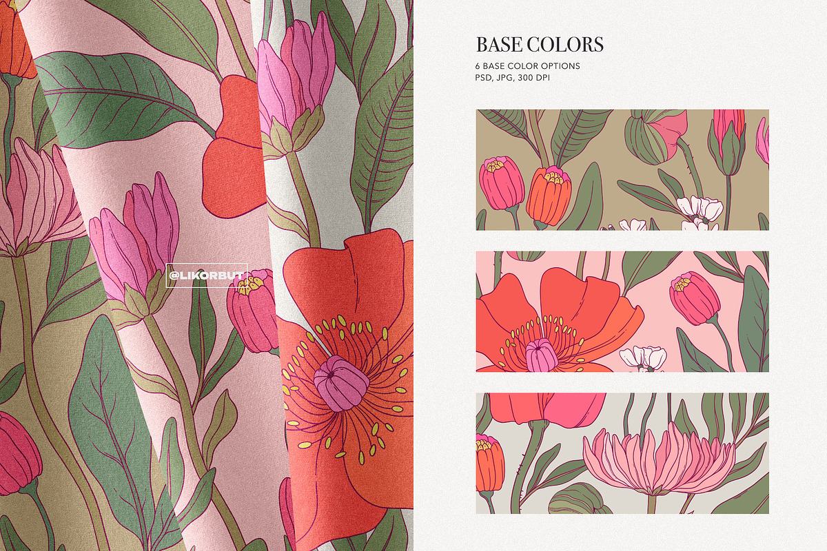 Dainty Botanical Pattern and Prints, a Pattern Graphic by likorbut (Photo 5 of 10)