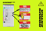 Mockup Hello my name is tag, a Mockup by HYPER HIROⓇ (Thumbnail 3 of 4)