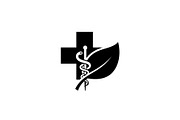 Natural Health Care Cross Icon, a Graphic by Gfx_Store (Thumbnail 6 of 10)