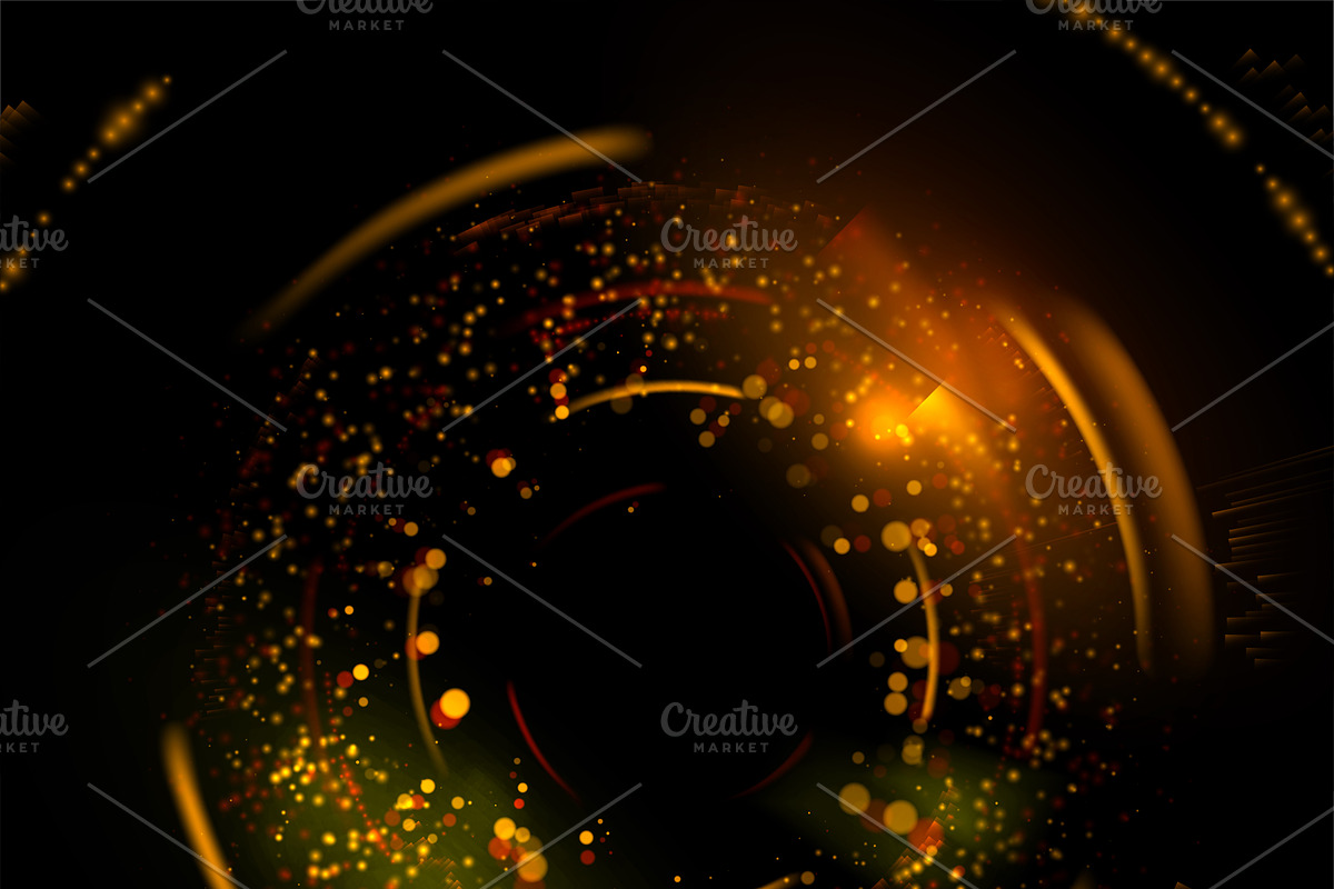 Abstract glowing circles, a Wallpaper Graphic by majcot (Photo 6 of 6)