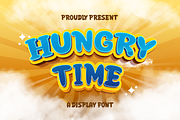 Hungry Time Display Font, a Handwritten Font by Authentic Studio (Thumbnail 1 of 5)