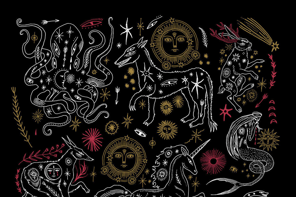 Cryptids Bundle, an Object Graphic by Annie Konst (Photo 2 of 21)