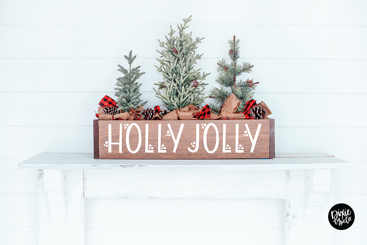 BERRY FESTIVE Farmhouse Christmas, a Sans Serif Font by Blush Font Co. (Photo 5 of 6)