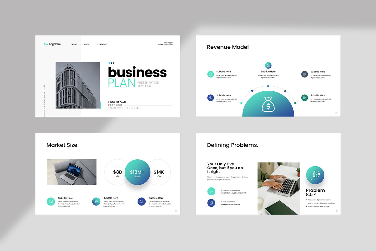 Business Plan Presentation Template preview 5