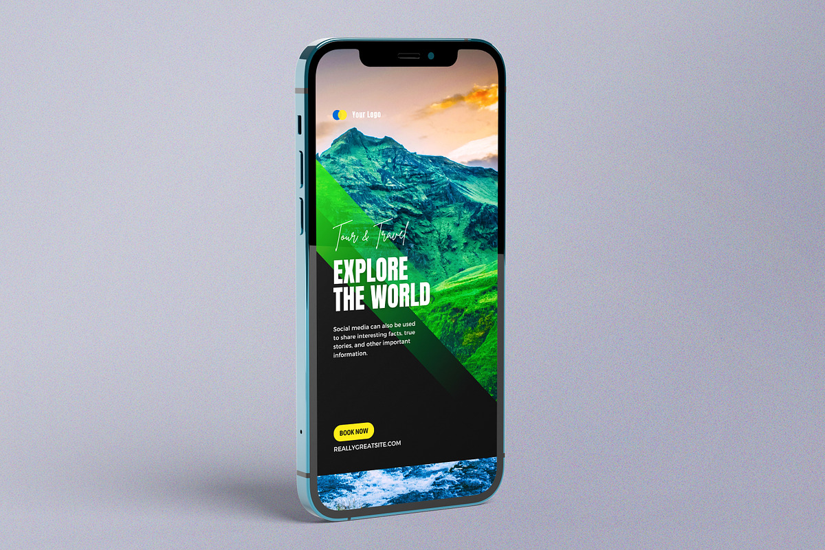 iPhone 12 Pro Mockups, an Android Mockup by 2M GRAPHICS DESIGN (Photo 9 of 10)