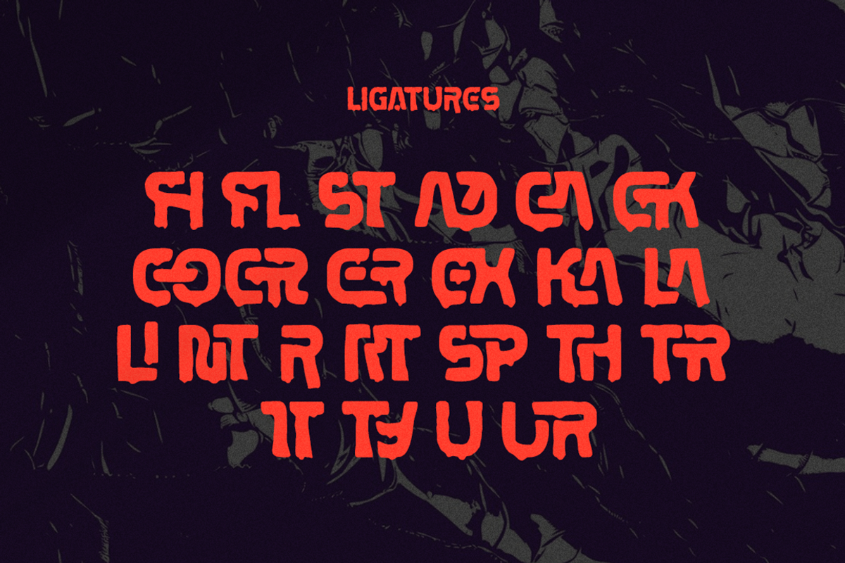 Suker - Distorted Font, a Blackletter Font by Grontype (Photo 5 of 6)