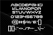 Arenka | Futuristic Font | Y2k Font, a Sans Serif Font by WhymoreArt (Thumbnail 9 of 10)