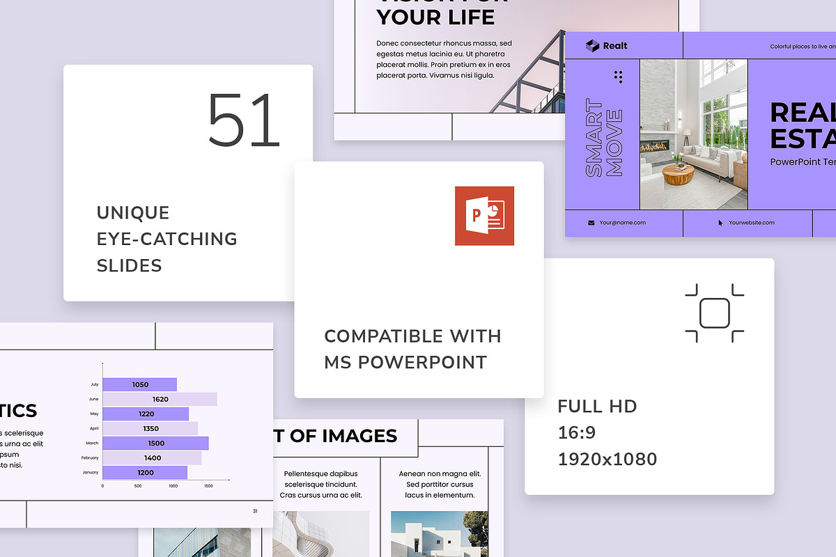 Real Estate PowerPoint Template, a Presentation Template by TemplatesNow! (Photo 2 of 13)