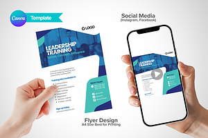Leadership Training Flyer, a Flyer Template by antyalias store