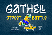 Jagrof - Graffiti Display Font, a Handwritten Font by twinstd (Thumbnail 5 of 7)