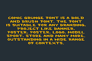 Comic Grunge Font, a Handwritten Font by QR Design Studio (Thumbnail 5 of 7)