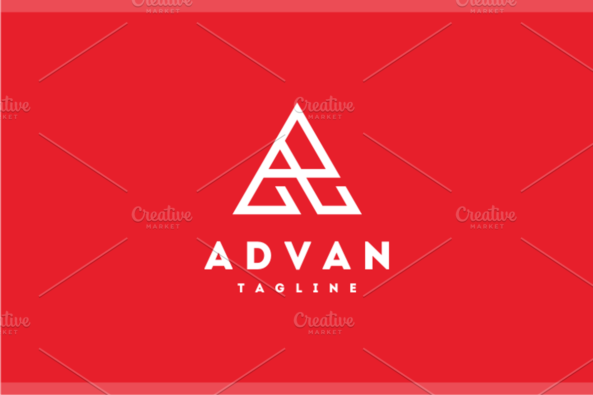 Advan - Letter A Triangle Logo, a Branding & Logo Template by yopie