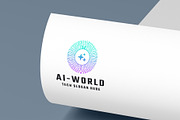 Artificial Intelligence Tech Logo, a Branding & Logo Template by Design_Planet (Thumbnail 2 of 4)