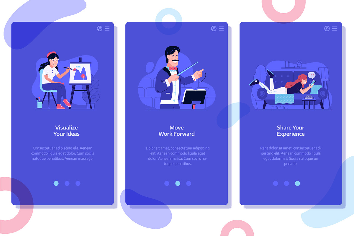 Web Marketing People Illustrations, a Person Illustration by Alex Krugli (Photo 3 of 6)