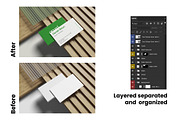 Minimalist Business Card Mockup, an Advertising Mockup by My Code Std (Thumbnail 5 of 6)