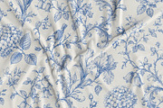 Vintage Blue Toile Seamless Pattern, a Pattern Graphic by Olya Creative (Thumbnail 4 of 5)