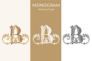 AB BA Wedding Monogram Logo, a Branding & Logo Template by LogoAV (Thumbnail 3 of 7)