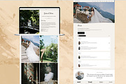 Squarespace Wedding Photographers, a Squarespace Template by Sofia Designs (Thumbnail 3 of 8)