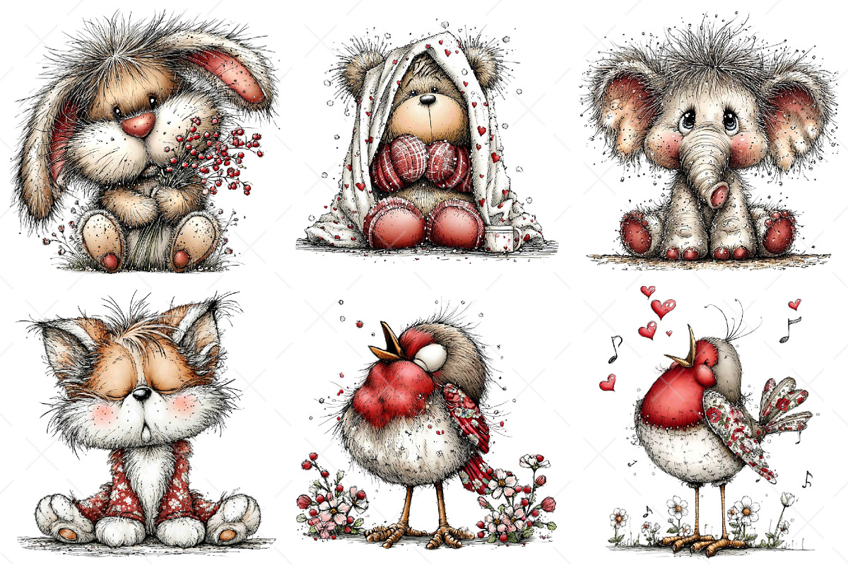 Morning Mood Animal Prints, an Illustration by Craft Nest (Photo 6 of 6)