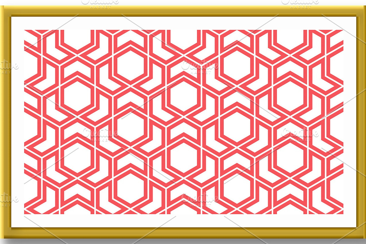 Abstract geometric pattern. A, a Decorative Illustration by RODINA (Photo 2 of 3)