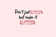 Sleepy Girl Font, a Handwritten Font by etigletters (Thumbnail 3 of 7)