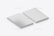 Half Letter Soft Cover Book Mockup, a Books & Magazine Mockup by SimplDesign (Thumbnail 10 of 13)