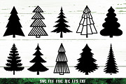 Christmas Tree Silhouette Set, a Graphic by Digital_Craftyfox (Thumbnail 17 of 20)