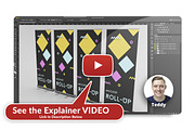 Rollups Mockups 7 scenes, a Product Mockup by TeddyGraphics (Thumbnail 2 of 8)