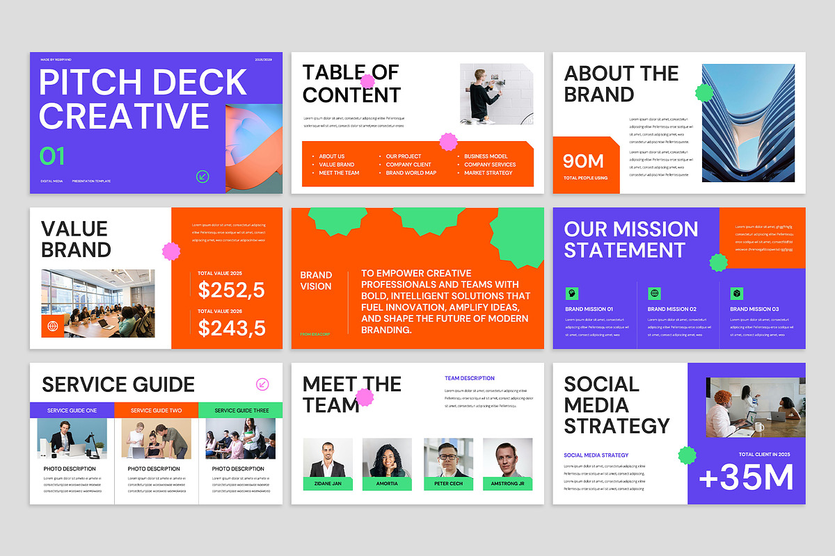 Pitch Deck Keynote, a Presentation Template by rgbryand (Photo 2 of 7)
