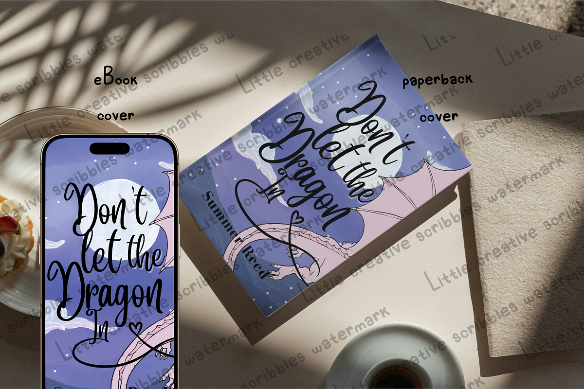 Premade Book Cover Template preview 3