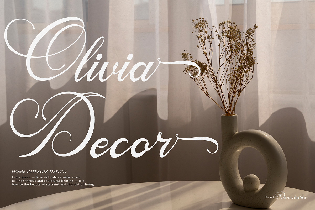 Mamylinus | Beautiful Calligraphy, a Serif Font by Denustudios (Photo 4 of 12)