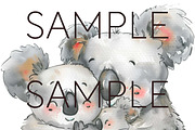 Australian Nursery Koala Clipart, an Animal Illustration by Pawcasso's Portraits (Thumbnail 6 of 10)